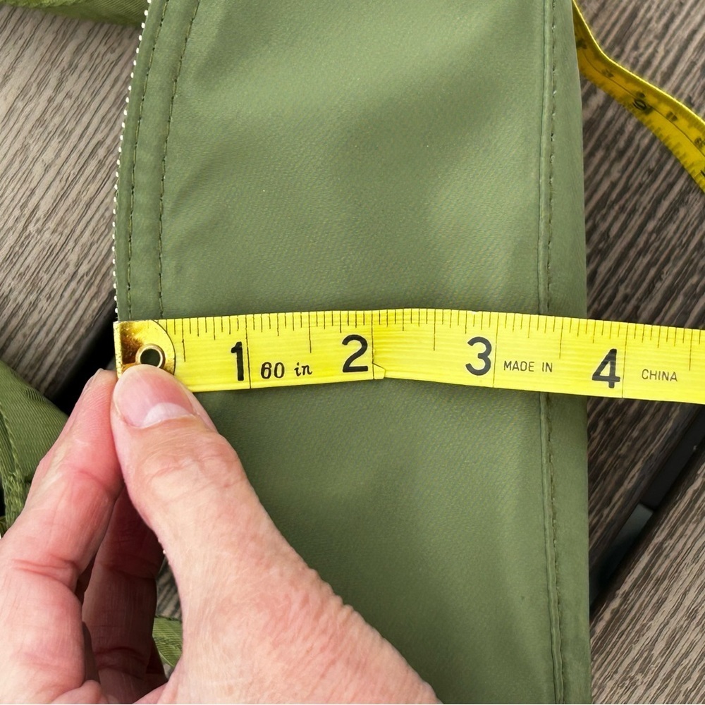Madden NYC Olive Green Crossbody Bag Goldtone Hardware - Picture 8 of 10